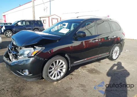 2015 Nissan Pathfinder Platinum из США, поврежденный, VIN 5N1AR2MM0FC670816